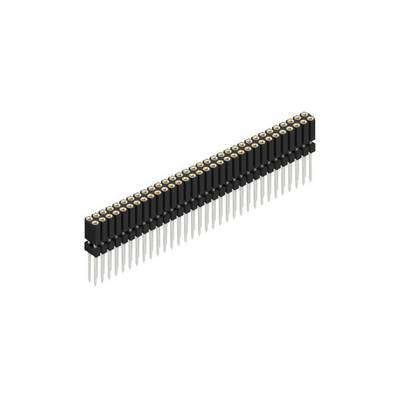 Fischer Elektronik SIL socket (precision) No. of rows: 2 10026284 10 pc(s)-0