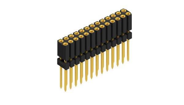 Fischer Elektronik SIL socket (precision) No. of rows: 2 10026301 10 pc(s)-0
