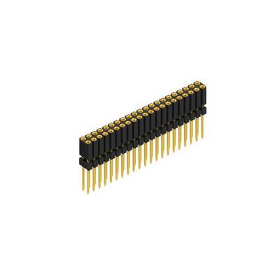Fischer Elektronik SIL socket (precision) No. of rows: 2 10026309 10 pc(s)-0