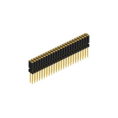 Fischer Elektronik SIL socket (precision) No. of rows: 2 10026312 10 pc(s)-0