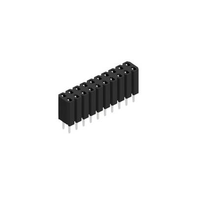 Fischer Elektronik SIL socket (standard) No. of rows: 2 10026345 10 pc(s)-0
