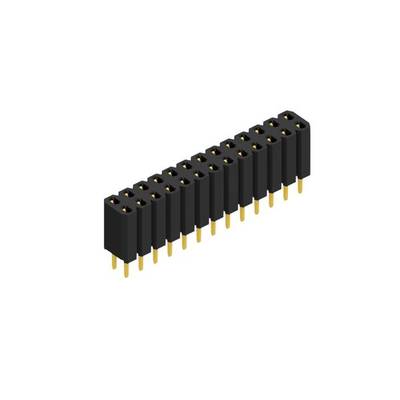 Fischer Elektronik SIL socket (standard) No. of rows: 2 10026350 10 pc(s)-0