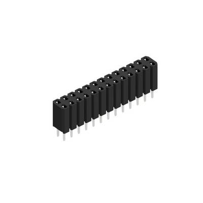 Fischer Elektronik SIL socket (standard) No. of rows: 2 10026351 10 pc(s)-0
