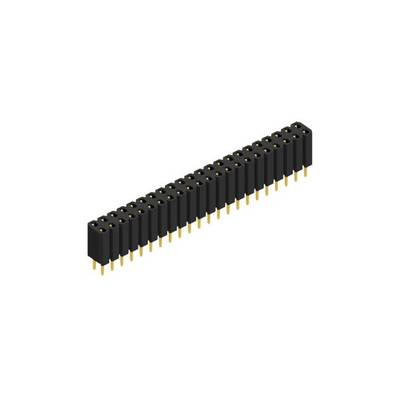 Fischer Elektronik SIL socket (standard) No. of rows: 2 10026368 10 pc(s)-0