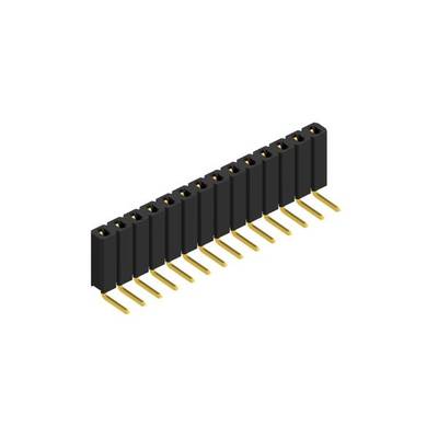 Fischer Elektronik SIL socket (standard) No. of rows: 1 10026530 10 pc(s)-0