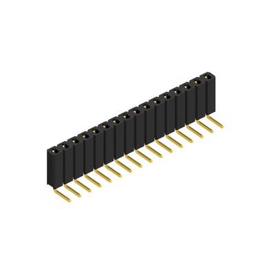 Fischer Elektronik SIL socket (standard) No. of rows: 1 10026534 10 pc(s)-0