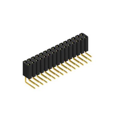 Fischer Elektronik SIL socket (standard) No. of rows: 2 10026596 10 pc(s)-0