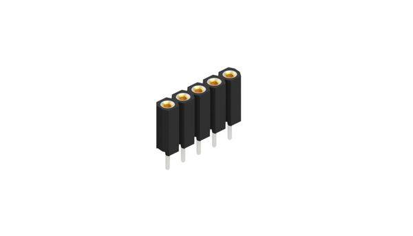 Fischer Elektronik SIL socket (precision) No. of rows: 1 10026647 10 pc(s)