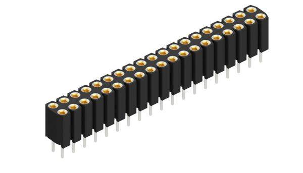 Fischer Elektronik SIL socket (precision) No. of rows: 2 10026745 10 pc(s)-0