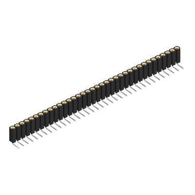 Fischer Elektronik SIL socket (precision) No. of rows: 1 10026835 10 pc(s)-0