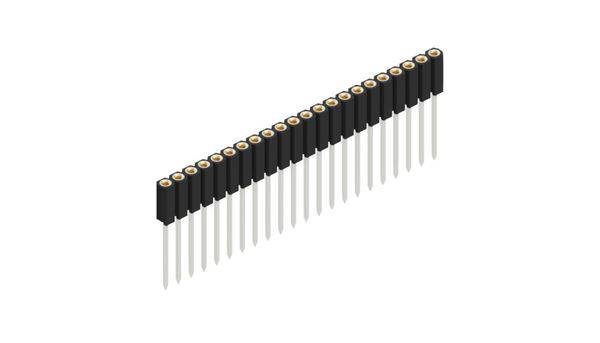Fischer Elektronik SIL socket (precision) No. of rows: 1 10026895 10 pc(s)-0