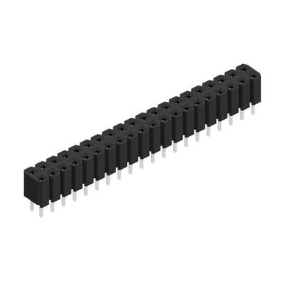 Fischer Elektronik SIL socket (standard) No. of rows: 2 10027043 10 pc(s)-0