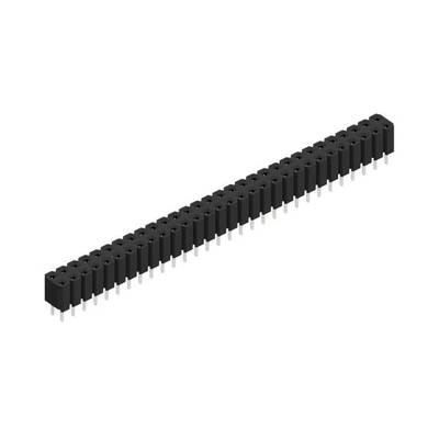Fischer Elektronik SIL socket (standard) No. of rows: 2 10027063 10 pc(s)-0