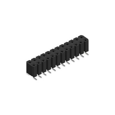 Fischer Elektronik SIL socket (standard) No. of rows: 2 10027112 10 pc(s)-0