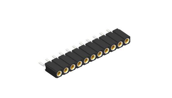 Fischer Elektronik SIL socket (precision) No. of rows: 1 10027836 10 pc(s)
