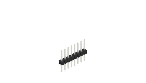 Fischer Elektronik Pin strip (standard) No. of rows: 1 10046355 10 pc(s)-0