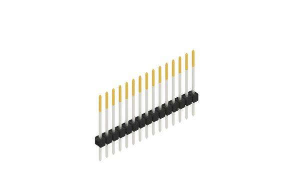 Fischer Elektronik Pin strip (standard) No. of rows: 1 10046715 10 pc(s)-0