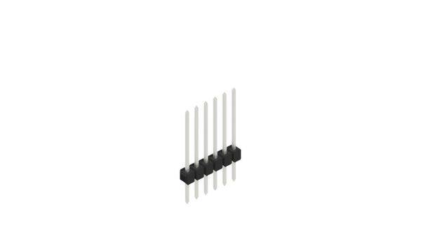 Fischer Elektronik Pin strip (standard) No. of rows: 1 10046688 10 pc(s)-0