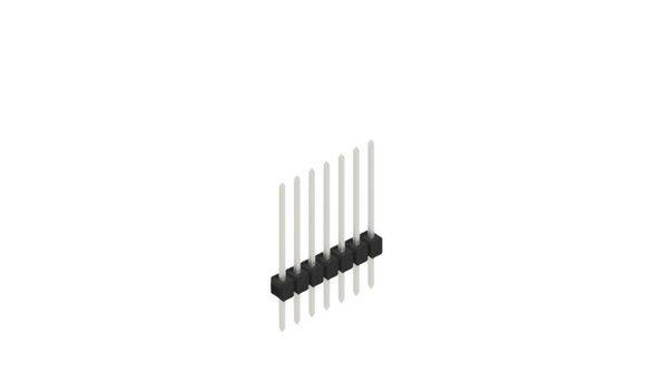 Fischer Elektronik Pin strip (standard) No. of rows: 1 10046691 10 pc(s)-0