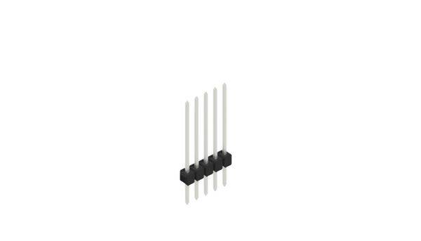 Fischer Elektronik Pin strip (standard) No. of rows: 1 10046801 10 pc(s)-0