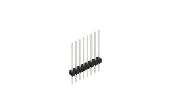 Fischer Elektronik Pin strip (standard) No. of rows: 1 10046811 10 pc(s)-0