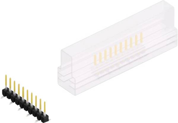 Fischer Elektronik Pin strip (standard) No. of rows: 1  10047374 10 pc(s)