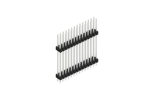 Fischer Elektronik Pin strip (standard) No. of rows: 2 10127530 10 pc(s)