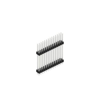 Fischer Elektronik Pin strip (standard) No. of rows: 2 10127530 10 pc(s)-0