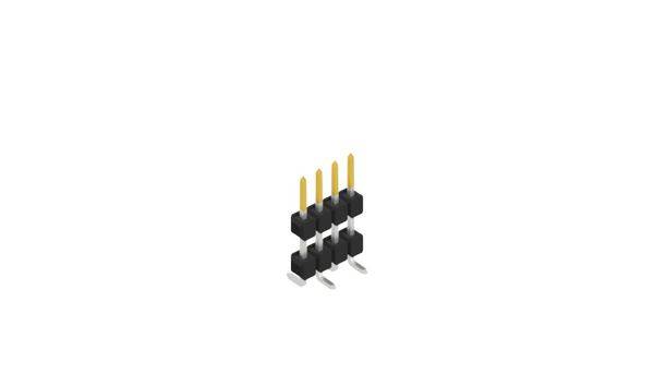 Fischer Elektronik Pin strip (standard) No. of rows: 1 10051711 10 pc(s)
