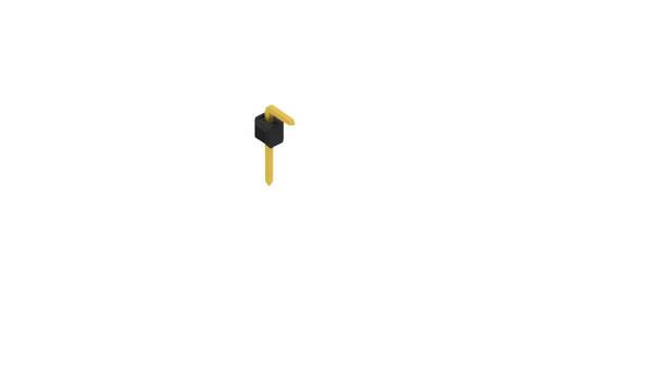 Fischer Elektronik Pin strip (standard) No. of rows: 1 10055962 10 pc(s)
