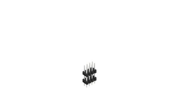 Fischer Elektronik Pin strip (standard) No. of rows: 2 10057108 10 pc(s)