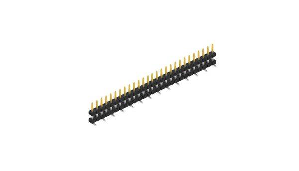 Fischer Elektronik Pin strip (standard) No. of rows: 1 SLY11SMD05127S 10 pc(s)-0