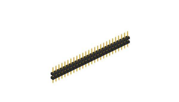 Fischer Elektronik Pin strip (standard) No. of rows: 1 SLY504026G 10 pc(s)-0