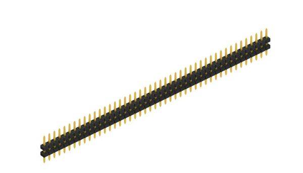 Fischer Elektronik Pin strip (standard) No. of rows: 1 SLY504045G 10 pc(s)-0