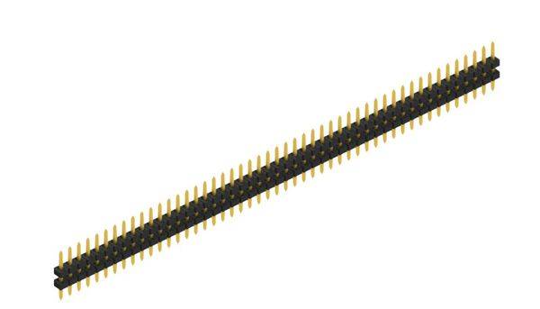 Fischer Elektronik Pin strip (standard) No. of rows: 1 SLY504049G 10 pc(s)-0