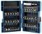 'Bit Set with Magnetic Bit Holder'. Open blue case shows various screwdriver bits. Includes PH, PZ, SL, T-bits and Torx.