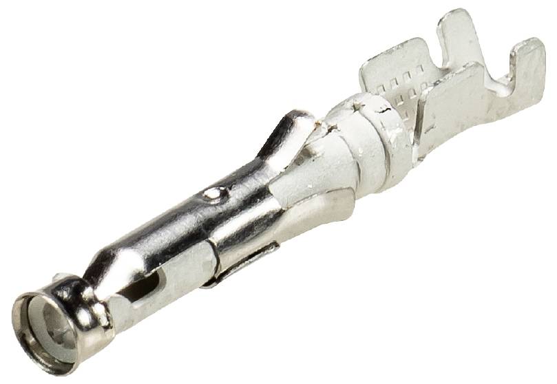 A silver metal expanding wall plug for fixing into solid walls.