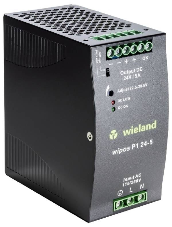 Wieland Electric 81.000.6130.0 SMPSU  24 V 5 A 120 W   Content 1 pc(s)