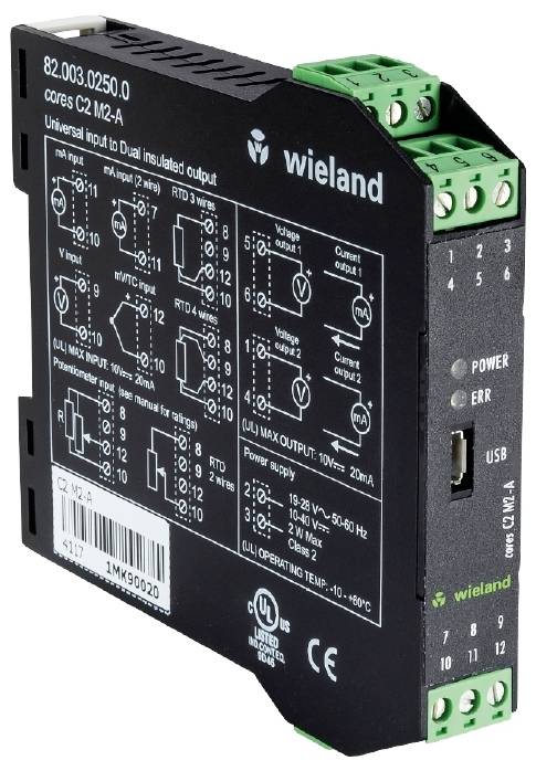 Wieland Electric cores C2 M2-A 82.003.0250.0 Isolation amplifier 1 pc(s)