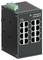 Industrial switch with sixteen Ethernet ports, suitable for robust network connections in industrial applications.
