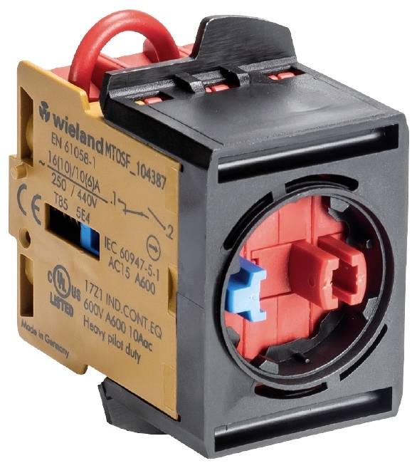Wieland Electric SNH 0022 R1.200.0022.0 Emergency Off switchgear + kill switch EMERGENCY STOP 1 pc(s) Piece