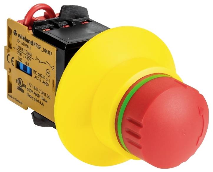 Wieland Electric SNH 1122 Kill button 2 breakers IP65 1 pc(s)