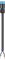 Close-up of a black electrical cable with blue and brown cores, suitable for secure electrical connections in installations.