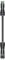 A black pipe with two green end pieces, possibly an extension or connection in a technical context.