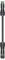 A black, tube-shaped component with green ends, likely a connector or adapter, suitable for technical applications.