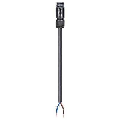 A LED lamp holder with exposed cables, designed for installation in luminaire preparations.
