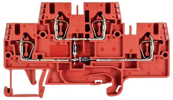 Wieland Electric 56.703.7955.5 Industrial terminal block Spring-loaded connector Red 100 pc(s)