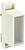 White plastic enclosure with transparent cover, used for securing electrical components in control cabinet installations.