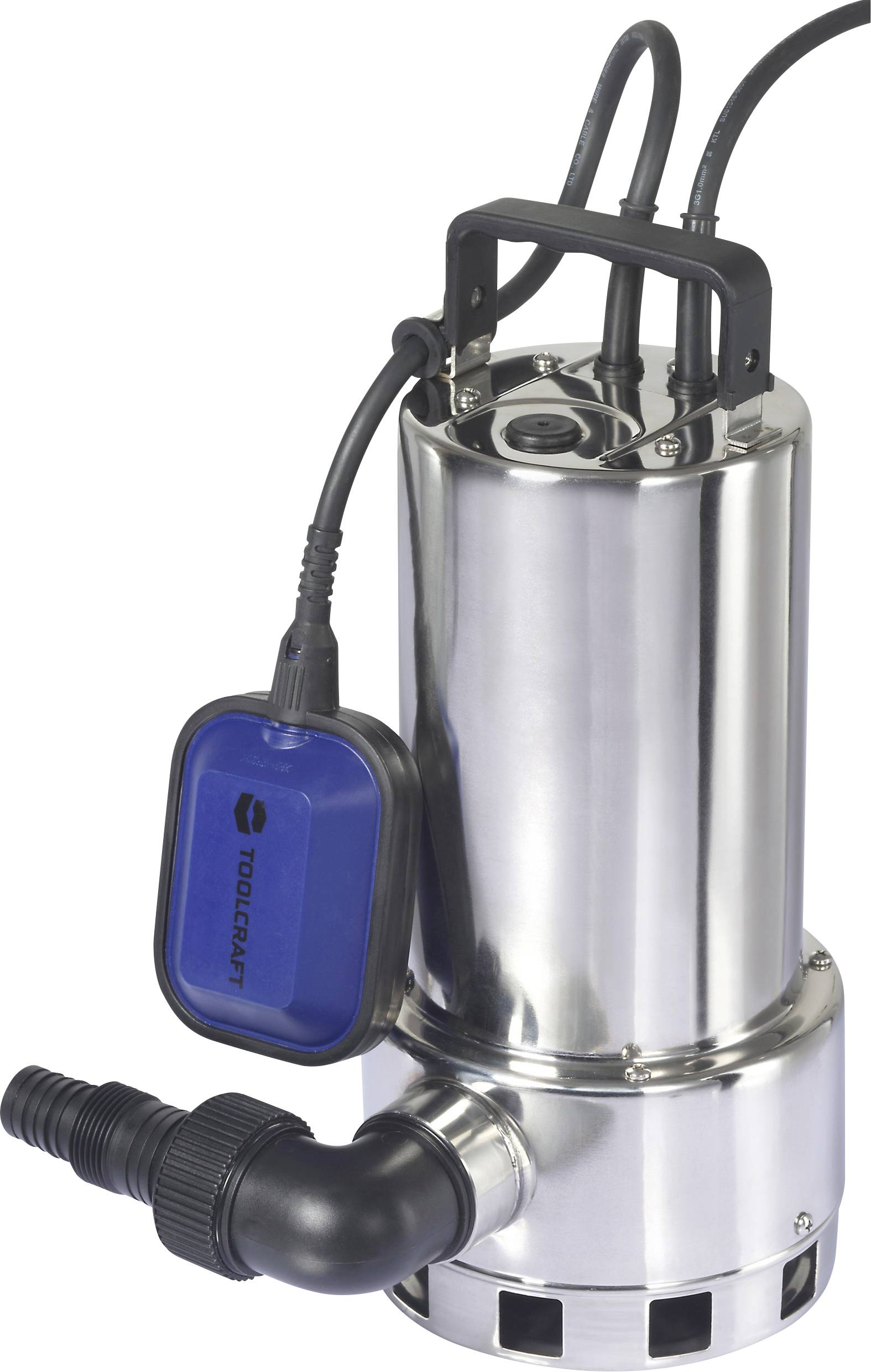 TOOLCRAFT TO-9825720 Effluent sump pump 18500 l/h 8 m