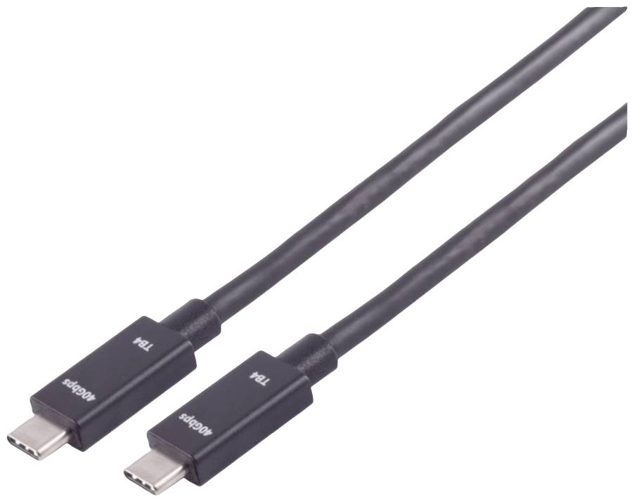 USB-C® connection cable, TB4, UltraFlex, 1.5m 10080134 BKL Electronic Content: 1 pc(s)